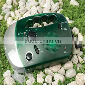 Made in China Plastic ABS Saving Cheap Dynamo Radio Hand Dynamo Torch thumbnail-1