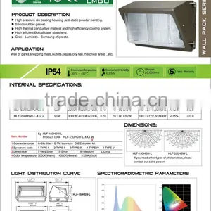 ETL DLC 60 Watt LED Commercial Wall Pack (5) Year Warranty,LED Wall Light thumbnail-3