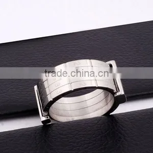 Fashion Wedding Rings For Men Stainless Steel Jewelry(JR10031) thumbnail-1