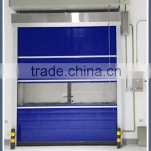 Industrial Fast Rolling Gate China PVC Interlock Door HSD-005 thumbnail-1