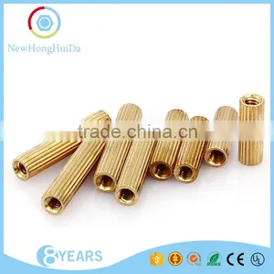 China Manufacturer Round Knurled Ruled Thread Cylinder Stud Screw thumbnail-3