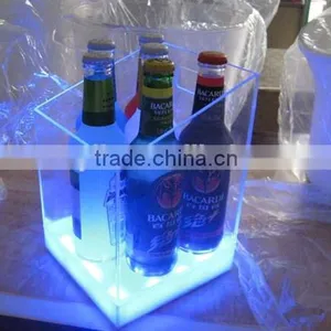 With Led Light Acrylic Wine Display Stand thumbnail-4
