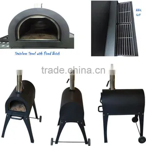 Outdoor Wood Fired Pizza Oven Garden Oven Baker thumbnail-5