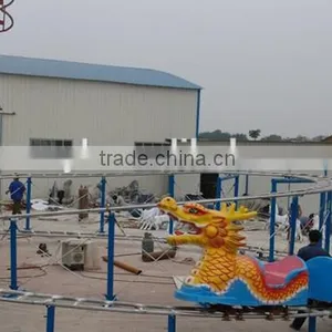 Outdoor Children Roller Coaster Game Electric Kids Train Slide Dragon Playground Rides thumbnail-6