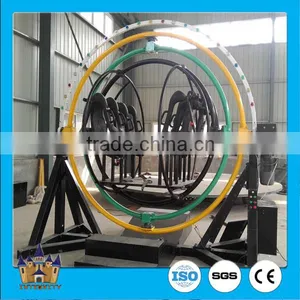 2016 New Family Rides Outdoor Human Gyroscope for Sale Human Gyroscope Space Ball for Sale thumbnail-2