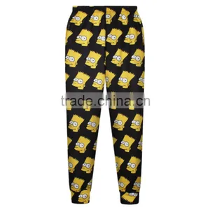 Hot Sale Plus Size Women Sweatpants 3D Print Cartoon Pants N18-11 thumbnail-2