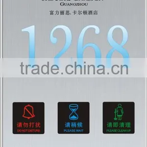 The Newest Innovative Product Hotel Microlite Panel Electronic Doorplate thumbnail-1