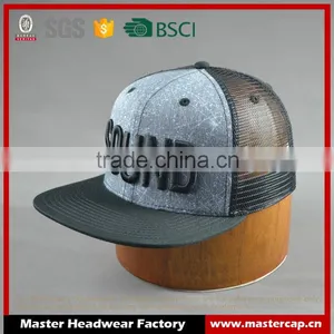 Custom 6-panel Snapback Cap With 3D Embroidery Logo thumbnail-1