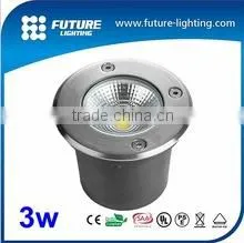IP67 Warm White/White COB LED Underground Light Led Uplights 3W CE ROHS 3 Years Warrenty thumbnail-1