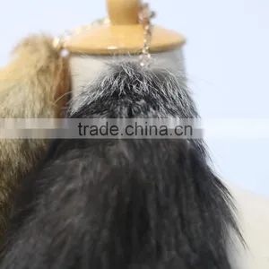 Wholesale Fashion Fox Tail Fur Key Chain From China thumbnail-3