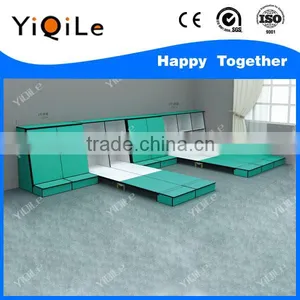 Wholesale Foldable High Quality Cheap Price Plastic Bed for Kids in Kindergarten thumbnail-6