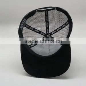Wholesale Flat Bill Snapback Mesh Trucker Hat Custom thumbnail-6