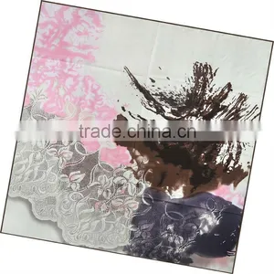 Large Square 90x90cm Twill Silk Scarves thumbnail-1