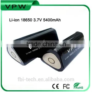 5400mAh 18650 3.7V Cylinder Lithium Ion Battery Pack thumbnail-1