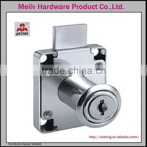 Meilv Hardware Furniture Chrome Nickel Zinc and Iron Drawer Lock thumbnail-1