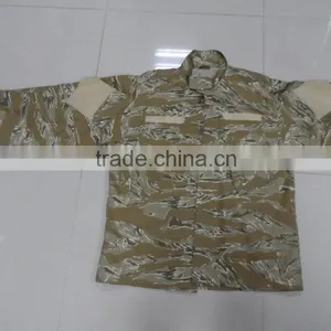 Custom Cotton Polyester Twill Khaki Camouflage Lybra Army ACU Uniform Clothing thumbnail-1