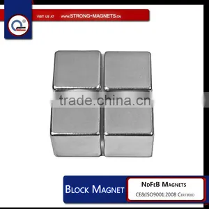 Cheap Stock Sintered Ndfeb Powerful Permanent Neodymium Block Magnet thumbnail-1