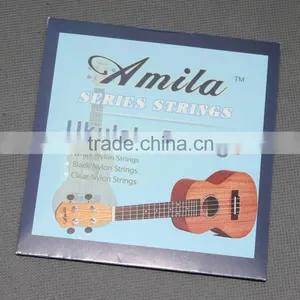 Amola Ukulele Strings Soprano Concert Tenor 21" 23" 26" Ukulele Strings (Paper Box Pack,Black White Clear Choose) thumbnail-4