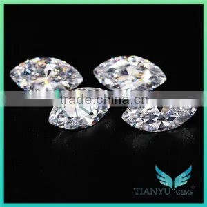 Hot Sale Free Samples Synthetic CZ Stone Wholesale 6*12 White Heat Marquise Cut Loose Cubic Zirconia Price thumbnail-5