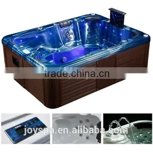 JOYSPA 6 Persons Freestanding Acrylic Whirlpool Massage Balboa System Commercial Portable Hot Tub(factory) Outdoor Spa thumbnail-1