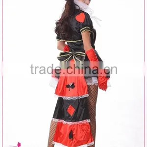 Wholesale Sexy Red Queen Cosplay Costume Sexy Halloween Costumes Queen of Hearts Costume thumbnail-6
