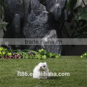 Plush Toy Animal Small White Animal Figures Artificial Animal Bunny thumbnail-1
