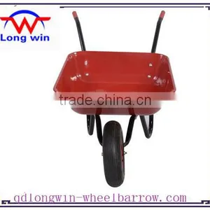 Green Tray 4-cu-ft. Folded Steel Wheelbarrow Wb4024 thumbnail-4