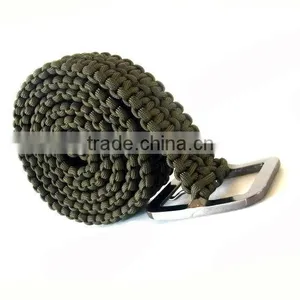 550 Military Grade Adjustable Parachute Cord Belt thumbnail-5