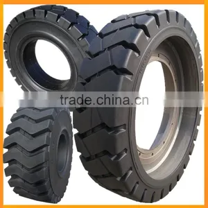 Hot Sale 13.00-24 14.00-24 Solid Rubber Tires for Liugong CLG414 Motor Grader thumbnail-1