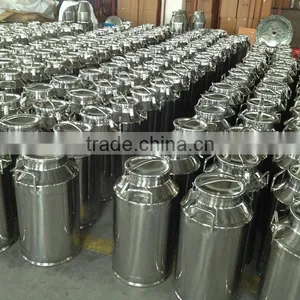Stainless Steel Milk Can With Lid thumbnail-1
