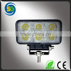 Rectangular 18W Led Work Light, High Bright Led Work Light, Low Beam Truck Light Led thumbnail-1