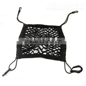 Universal Car Seat Storage Mesh Cargo Net Hook Pouch Holder Car Storage Organizer thumbnail-3