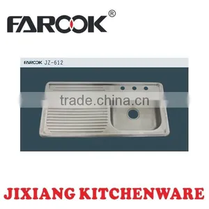 100*50cm Stainless Steel Kitchen Sink With Drainer thumbnail-1