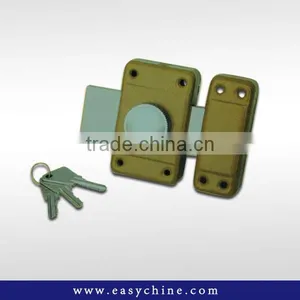 Brass Cylinder Rim Lock thumbnail-1