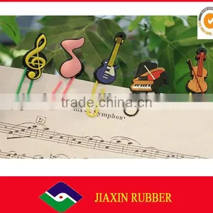 China Supplier Wholesale Promotional Silicone Funny Bookmarks/clip Bookmark thumbnail-1