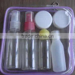 Easy to Carry 6pcs Plastic Travel Cosmetic Bottle Set ST-09 thumbnail-1