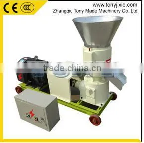 Poultry Animal Feed Pellet Machine SKJ250 Flat Die Feed Pellet Mill thumbnail-1