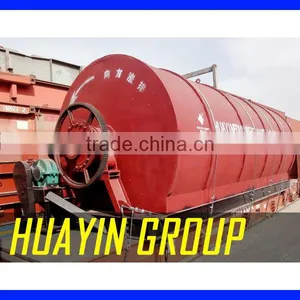 Plastic Scrap to Heavy Furnace Oil Pyrolysis Plant No Emission Huayin thumbnail-1