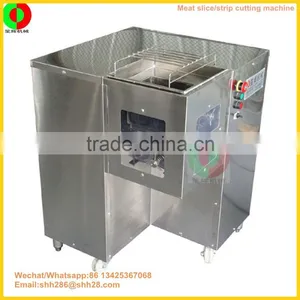 Factory Direct Sale Full Automatic Medium Size Electric Industrial Vertical Meat Slice Strip Cutting Machine thumbnail-1