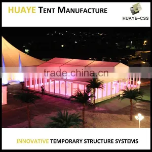 Beautiful Fancy Party Tent Large Wedding Marquee Tent Event Tent With Curtain and Lights for Sale thumbnail-1