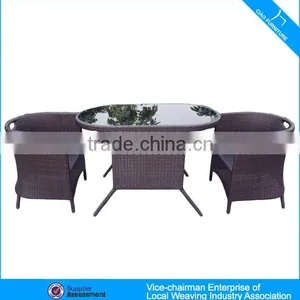 Leisure Rattan Furniture Cafe Table Chair Set Coffee Table Chair CF1245 thumbnail-1