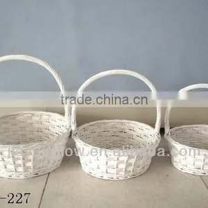 3pcs Round Empty Knitting Gift Baskets thumbnail-4