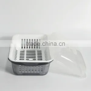 Wholesale Plastic Folding Fruit Vegetable Basket for Daily Life thumbnail-2