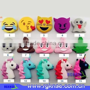2016 Innovative Unicorn Angry Emoji 2600mah Power Bank for Apple Mobile Phone thumbnail-2
