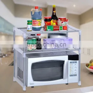 Modern Steel Wire Kitchen Storage Rack Home Furniture Shelf thumbnail-1