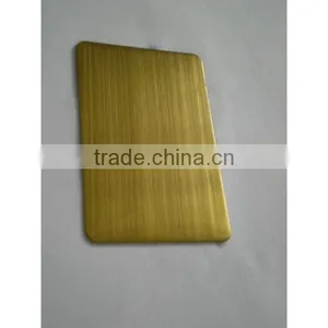 4x8 PVD Color Coated Hairline Stainless Steel 2MM Copper Sheet thumbnail-1