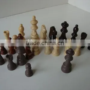 Solid Wooden Chess Set thumbnail-1