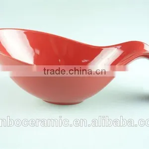 Colorful Black/yellow/red Glazed Ceramic Spoon Holder Kitchen Utensil Rest 12.2 Inch thumbnail-4