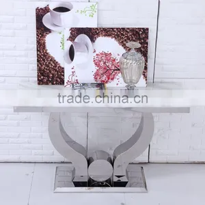 Marble Top Side Table Sofa Table Living Room Furniture thumbnail-3