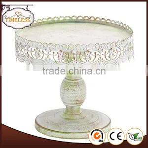 Wrought Iron Traditional Style Decorative Cake Stand thumbnail-1